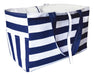 Beach Basket Bag + 2 Beach Blankets 2x1.50 M + Stakes Set 9