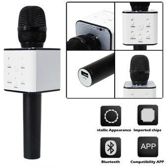 Wireless Bluetooth Karaoke Microphone Speaker + Case **The Best** 18