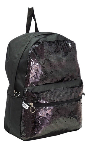 Girls' Reversible Sequin Influencer Backpack Urban Bicolor 0