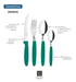 Tramontina Ipanema 24-Piece Cutlery Set in Plastic Pot 67