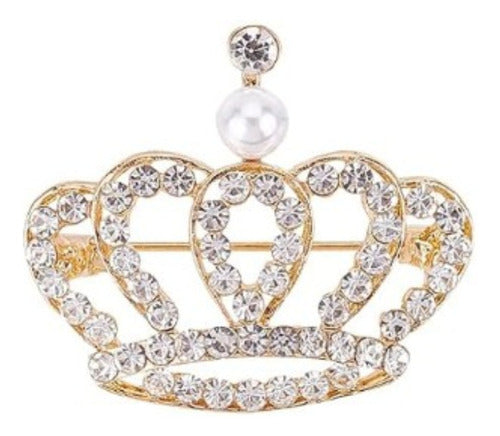 Crown Women's Imported Brooch Pin for Clothing 6