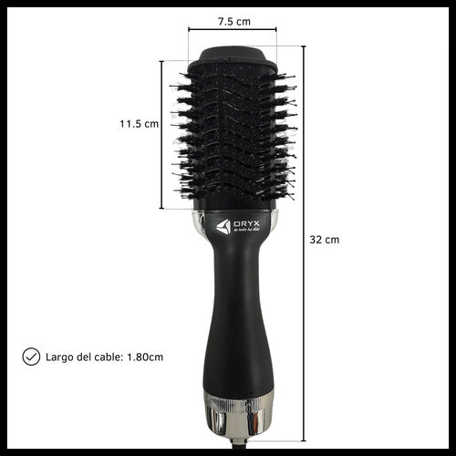 Electric Hair Dryer Modeling Straightener Brush 2