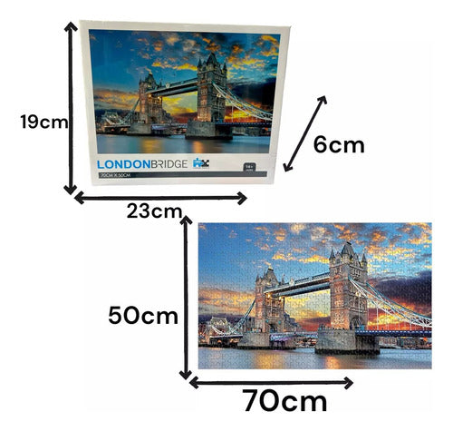 Puzzle 1000 Pieces Tower Bridge London by Faydi 3