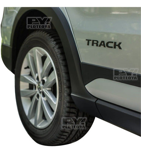 2 Suran VW Track Decals - Vehicle-Grade Vinyl - Set of 2 0