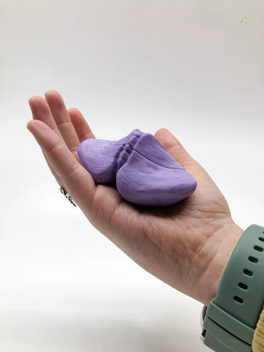 3D Printed Cerebellum Anatomy Model - Violet Color - Real Dimensions - Available Stock 4