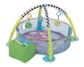 3-in-1 Baby Gym Playmat with Soft Blanket and Mobile Turtle 13