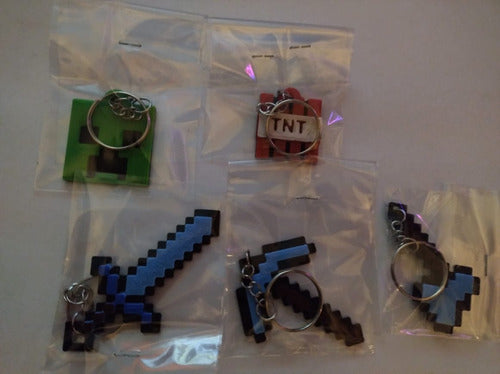 Minecraft Keychain Souvenir Set of 50 Units 4