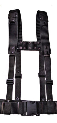 Tactical Harness Vest with Backplate + Tactical Belt Art.36 0