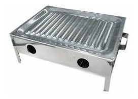 Portable Stainless Steel Tabletop Grill Tray BBQ Brasero 1