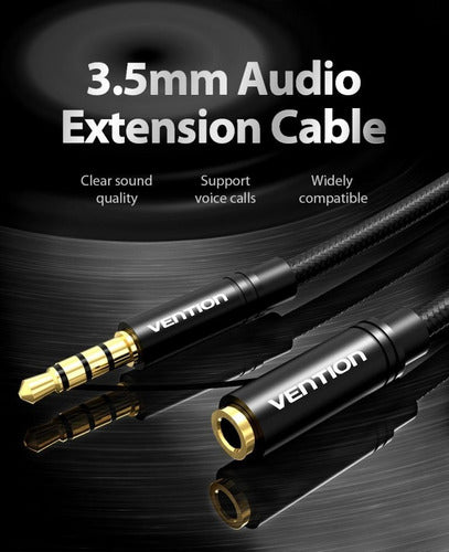 Vention 3.5mm Audio Extension Cable 1.5M Headphone Aux Cord Adapter 1
