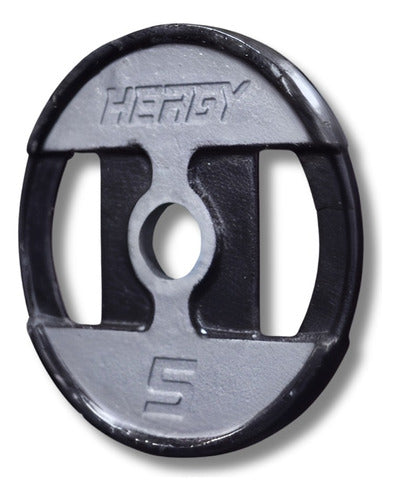 Premium Hergy Double Grip Olympic Disc 5 Kg 1