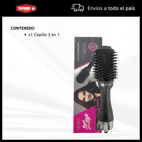 Electric Hair Dryer Modeling Straightener Brush 5