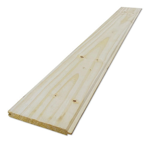 Pine Elliotis Half-Inch Tongue and Groove Paneling 5 Boards of 3.05 Meters Each 0