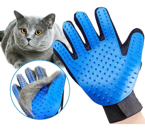 Silicone Brush Glove for Dogs or Cats - Pet Hair Remover and Massager 0
