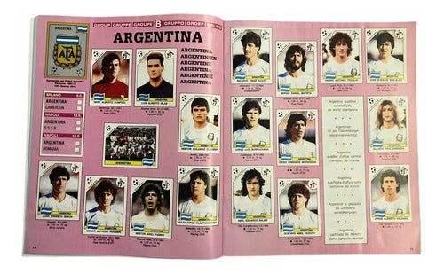 Panini World Cup Italia 90 Album - La Nación 1