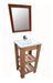 NOVO HOGAR 40cm Freestanding Vanity with Sink, Mirror + Faucet - Free Shipping 80