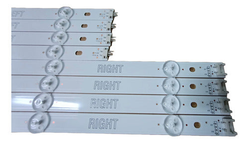 LED Strips Kit for LG 49" TVs - Models 49LJ5500, 49LK5700, 49UK6300PSB, 49UM7360PSA (N89) 1
