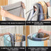 Spiral Hanging Rack for Sheets Towels Duvets Space Saver 6