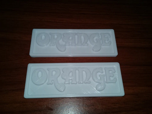 Orange Amplifier Logo 3D Printed by Adrian 3D 1