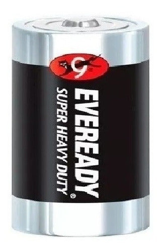 Eveready D Batteries x 2-Pack Blister Zinc Carbon Super Heavy Duty 1