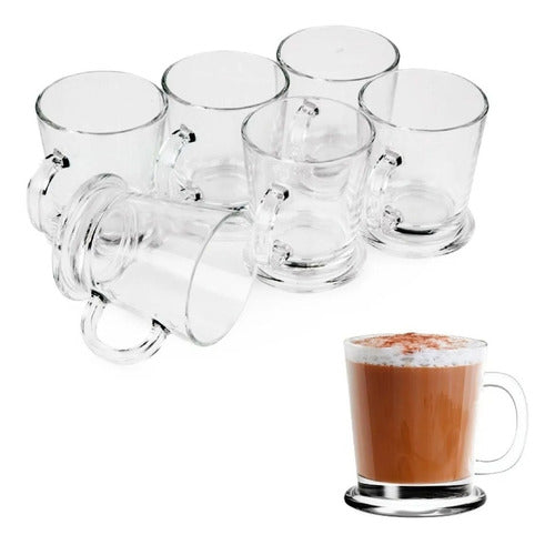 Set of 6 Arabica Mug Jarritos with Handle 180ml - Pack of 6 0