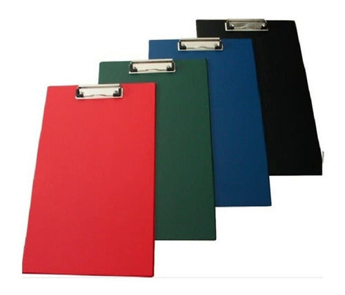 OTA Office Plastic Folder Clipboard for Legal Size Paper with Clip 0