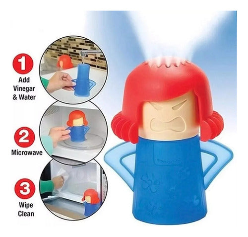 Angry Mama Microwave Cleaner Home Kitchen Steam Novelty 0