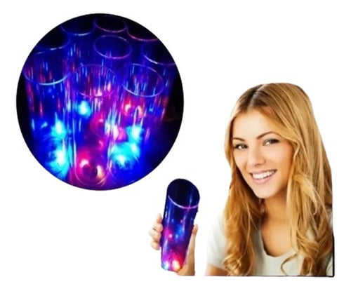 150 Long Drink Luminous Glasses with 3 LEDs Each 0