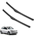 Kit 2 Front Wiper Blades Flex Rubber VW Polo 2018 to 2021 RF 0