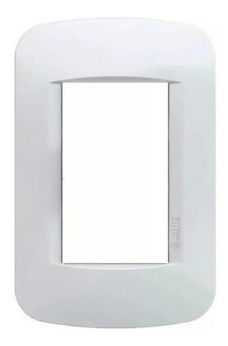 Jeluz Verona Black Mounting Frame + White 10x5 Cover Combo Set 1