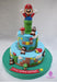 Super Mario Bros Luigi Customized Theme Cake 0