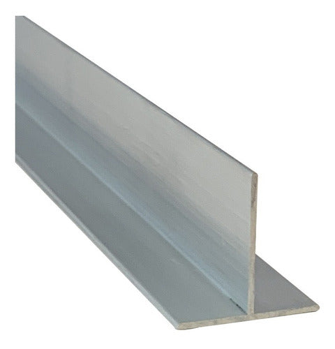 Aluminum Profile T 38x38 mm Natural x 3 Meters 0
