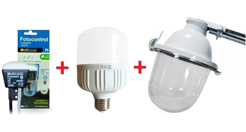 Public Lighting Luminaire + LED Lamp + Photocontrol Kit 0