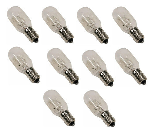 Set of 10 Sewing Machine Light Bulbs 25W E14 400710 0