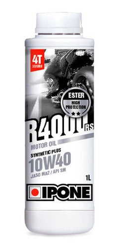 Ipone Lubricant R4000 RS 4T 10W40 Semi-Synthetic Motorcycle Oil 0
