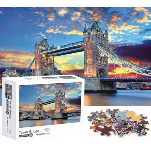 Puzzle 1000 Pieces Tower Bridge London by Faydi 0