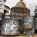 Glass Mercuryed Fanal and Metal | Antique Style 2