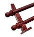 Double Wooden Curtain Rod Kit 2.80m 22mm 0