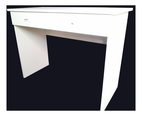 White Desk with 2 Spacious Drawers. Ready to Use! 2