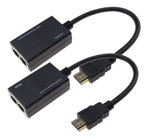 HDMI UTP Extender Extension up to 30m Full HD 2