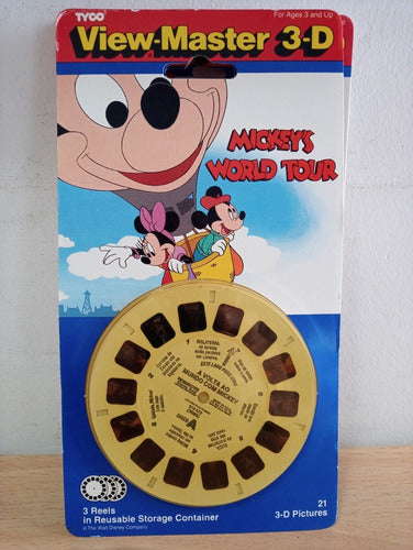 Vintage Toy View Master Disney Mickey Blister 3 Reels B 1