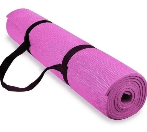 Anti-Slip Yoga Pilates Mat 173x61x5mm EVA Foam 0