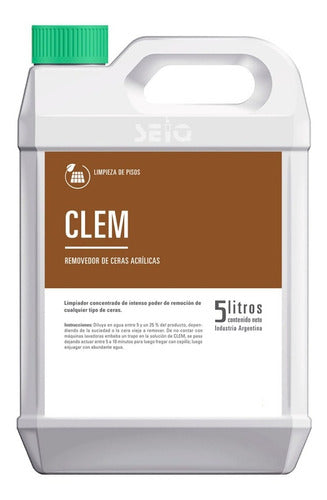 Acrylic Wax Remover Clem 5 Lts 0