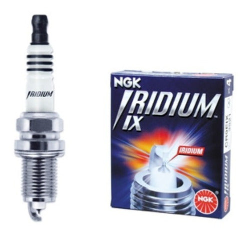 NGK Iridium Japan ER9EHIX (96652) Motorcycle/ATV Spark Plugs - Set of 4 0