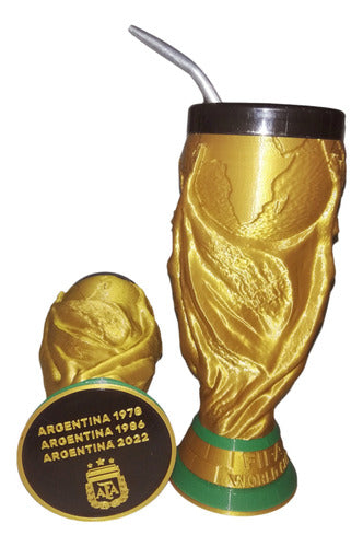 Customized 3D Printed World Cup Mate Cup 23 cm 0