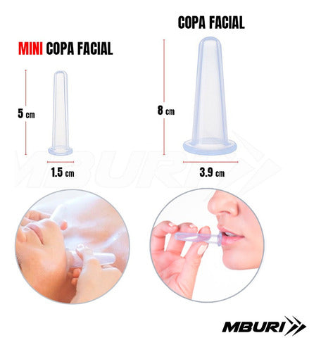Facial Suction Cups Set + Jojoba Oil + Oil Control for Oily Skin and Acne 1