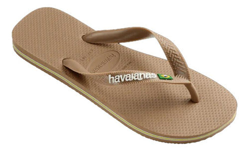Havaianas Flip-Flops - Brasil Logo 3581 Rose Gold 1