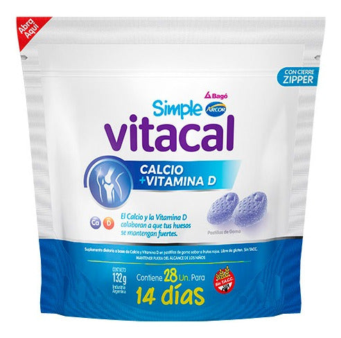 Simple Calcium Without Gluten Zipper-Sealed Bag 1