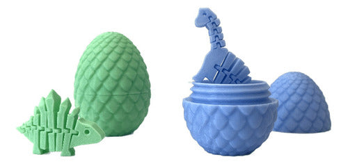 2 Baby Dinos + 2 Eggs | Set 06 | Sensory 3D Stress Relief 0