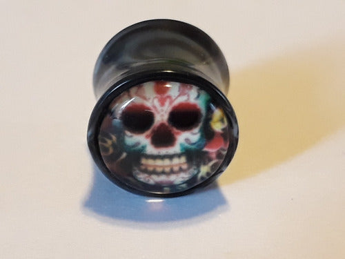 Acrylic Calaca Expander Plug, From 8mm To 16mm!! Each!! 15